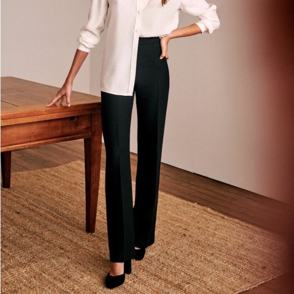 Black SEZANE Martin trousers size 38